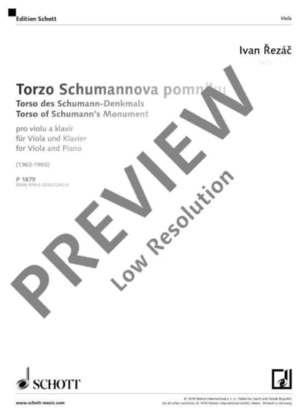Torso des Schumann-Denkmals