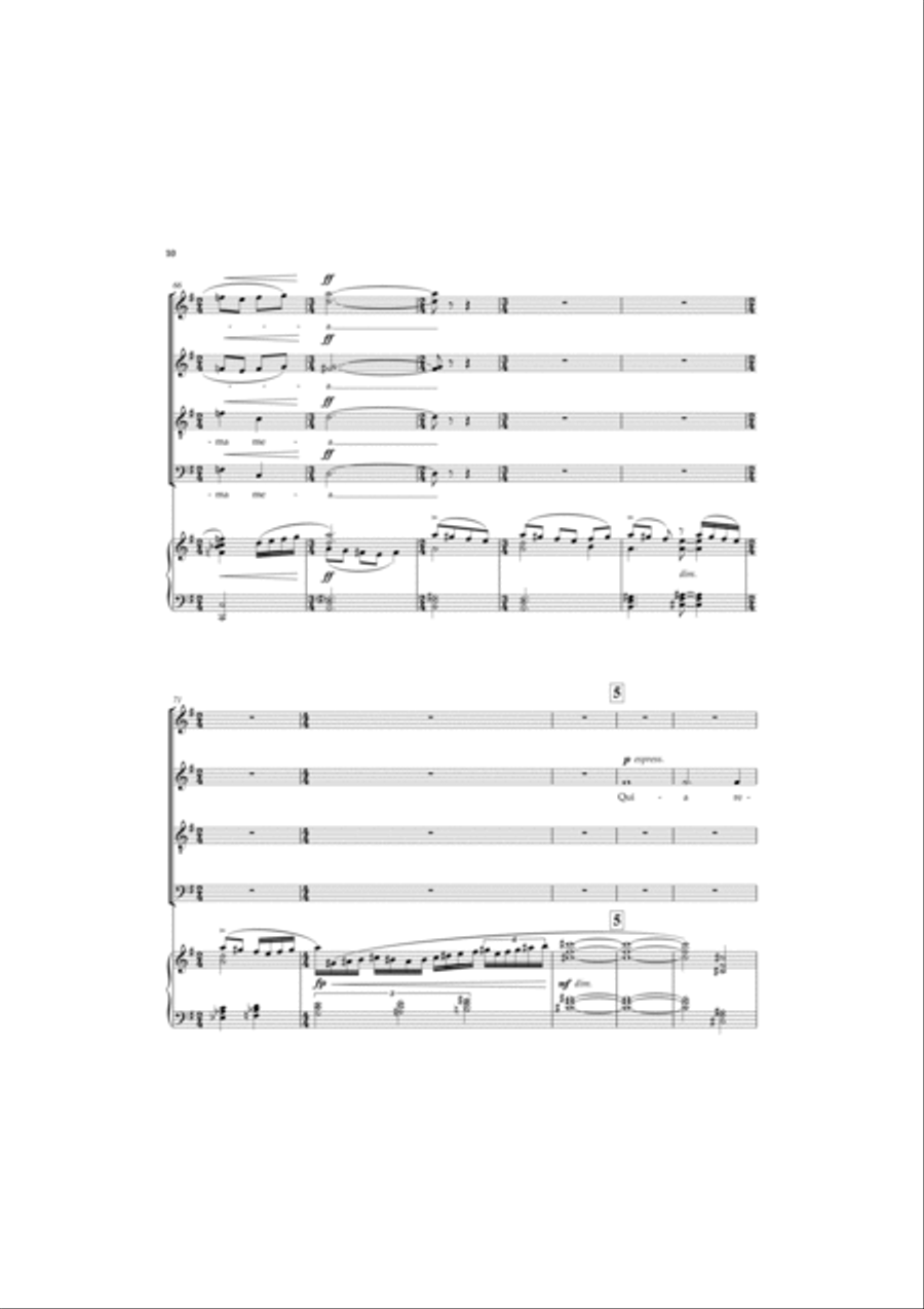 Magnificat Magnificat 4-Part scores gallery preview page 7