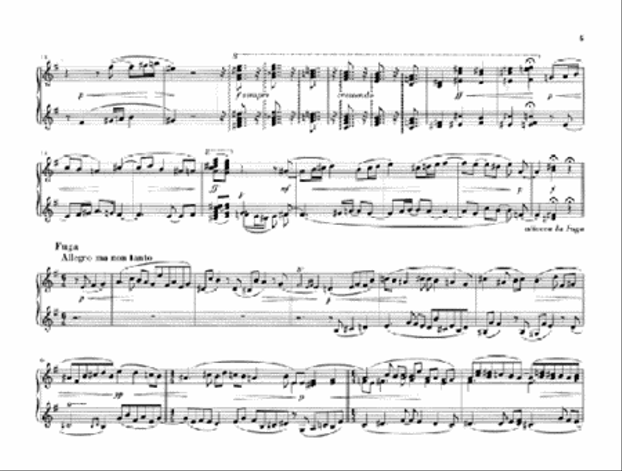 Suite in E minor for Organ Op. 16 – First Edition Organ scores gallery preview page 5