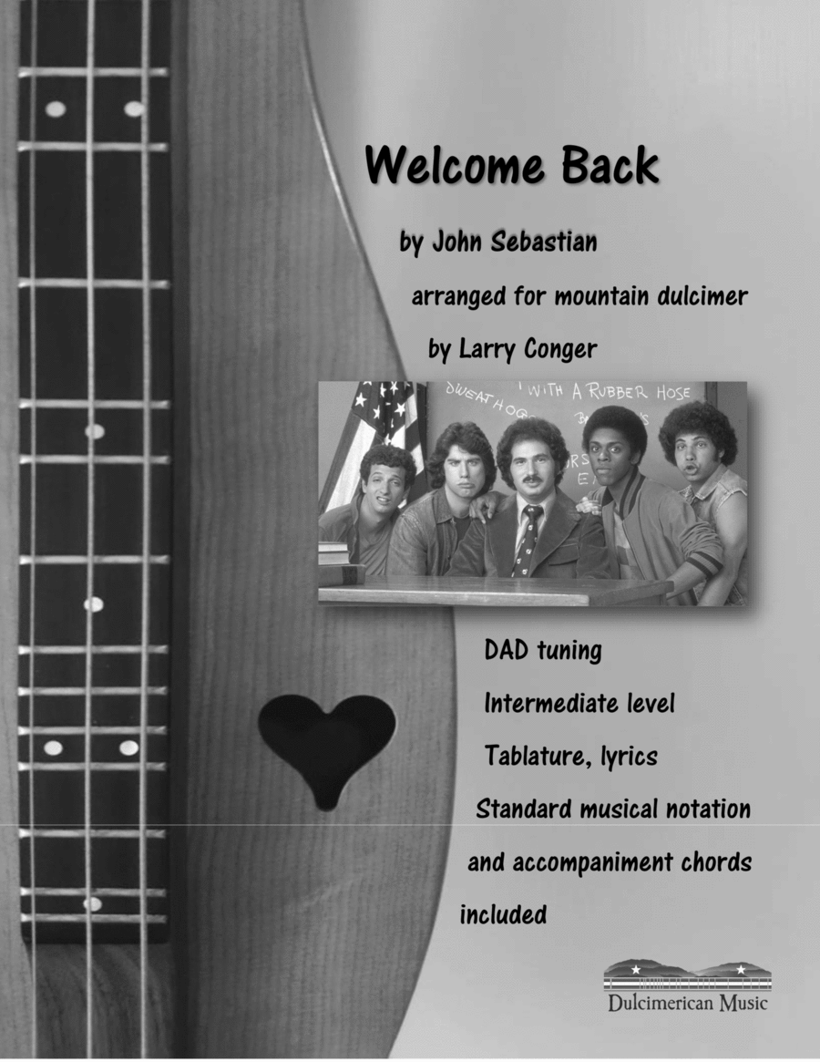 Welcome Back Dulcimer scores gallery preview page 1