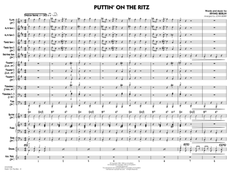 Puttin' On The Ritz - Full Score