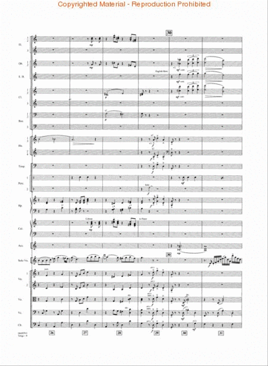 Tango (Por Una Cabeza) Full Orchestra scores gallery preview page 3