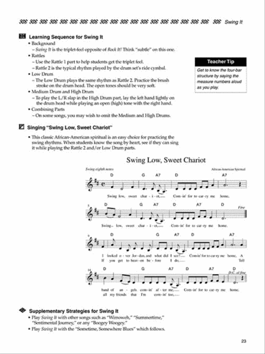 World Music Drumming: New Ensembles and Songs Drums scores gallery preview page 6