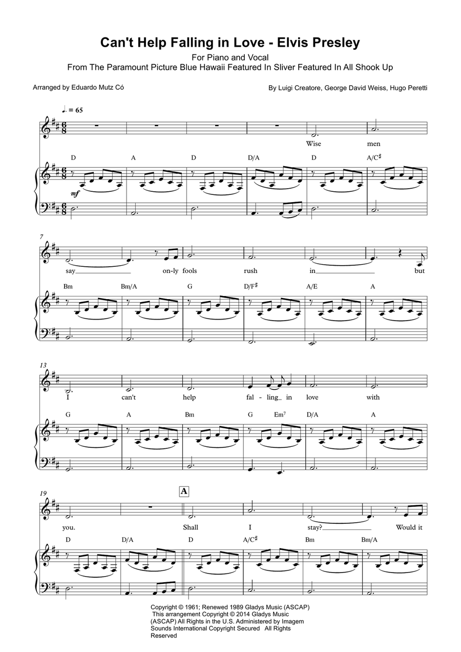 Can't Help Falling In Love