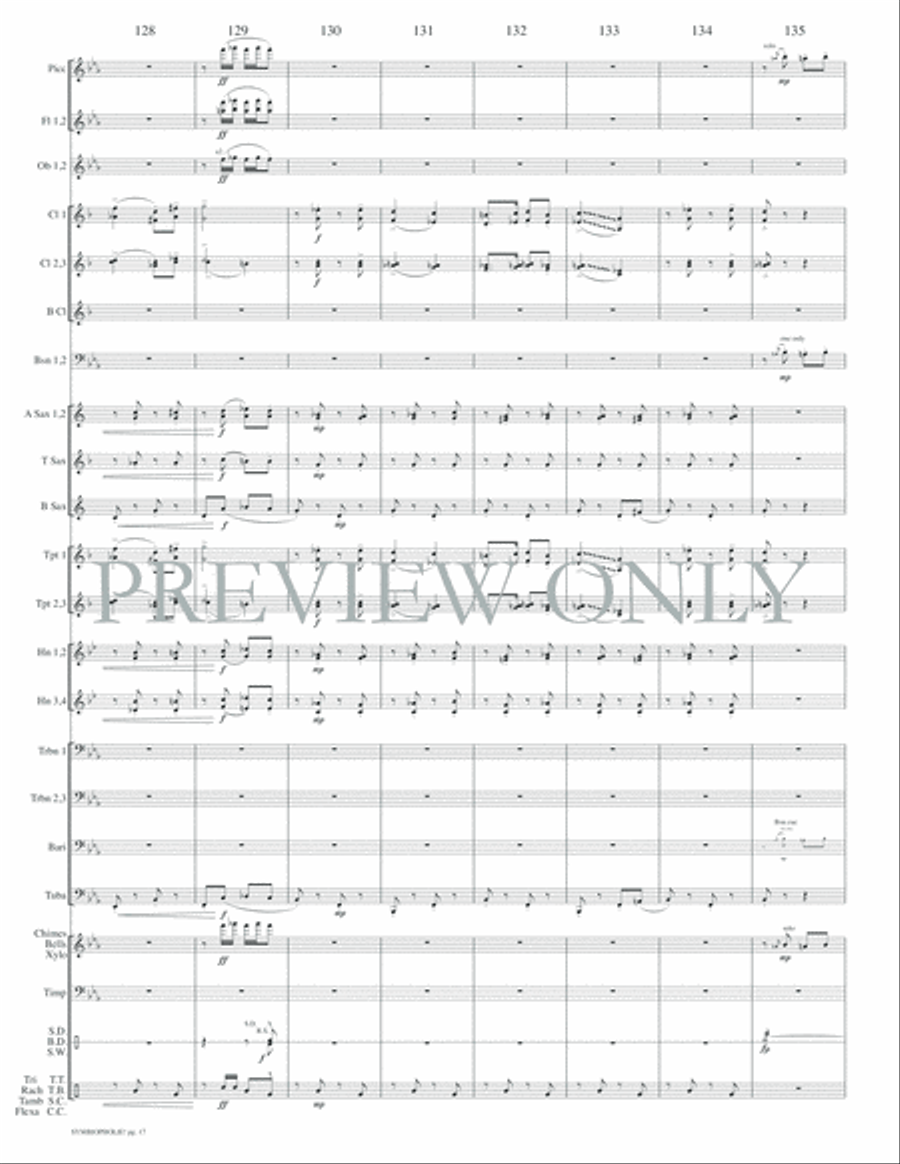 Symbiopholie! Concert Band scores gallery preview page 20
