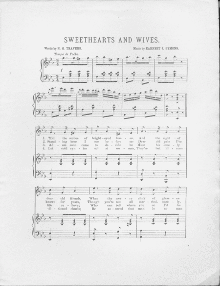 Sweet Hearts and Wives. The Popular Waltz Song