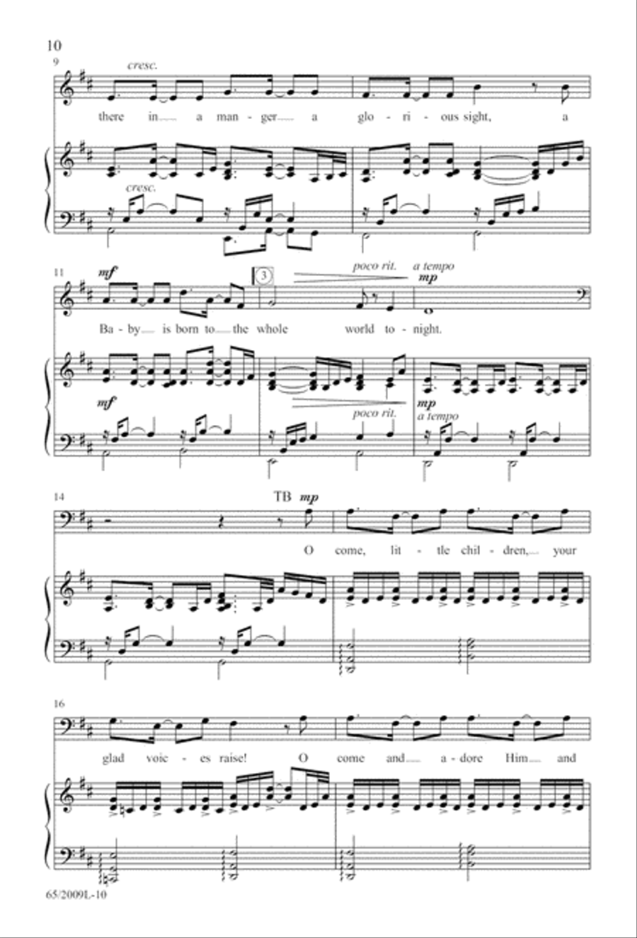 Rise Up! A New Light A-Comin’ 4-Part scores gallery preview page 11