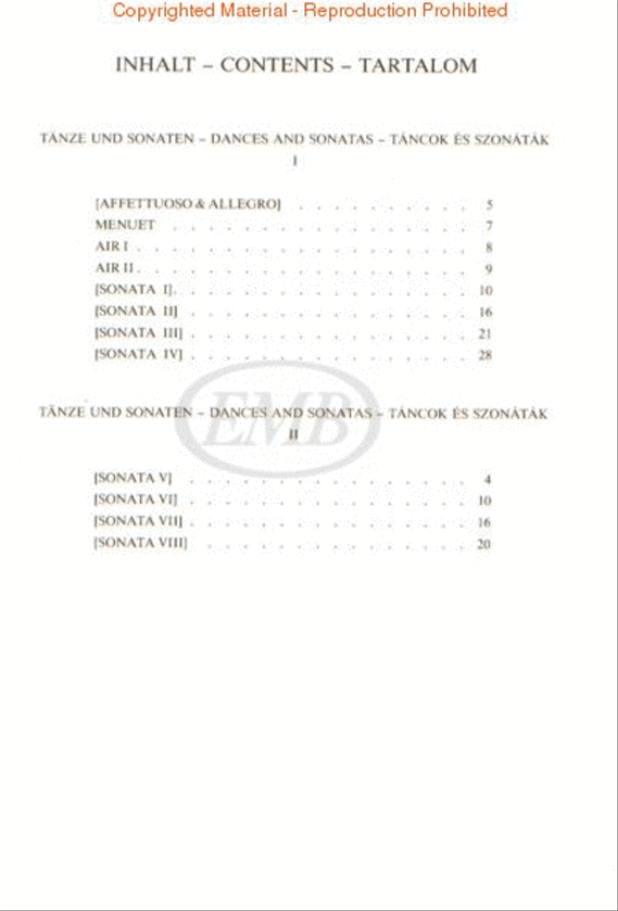Dances & Sonatas for Recorder (or Other Melodic Instruments) Recorder scores gallery preview page 2
