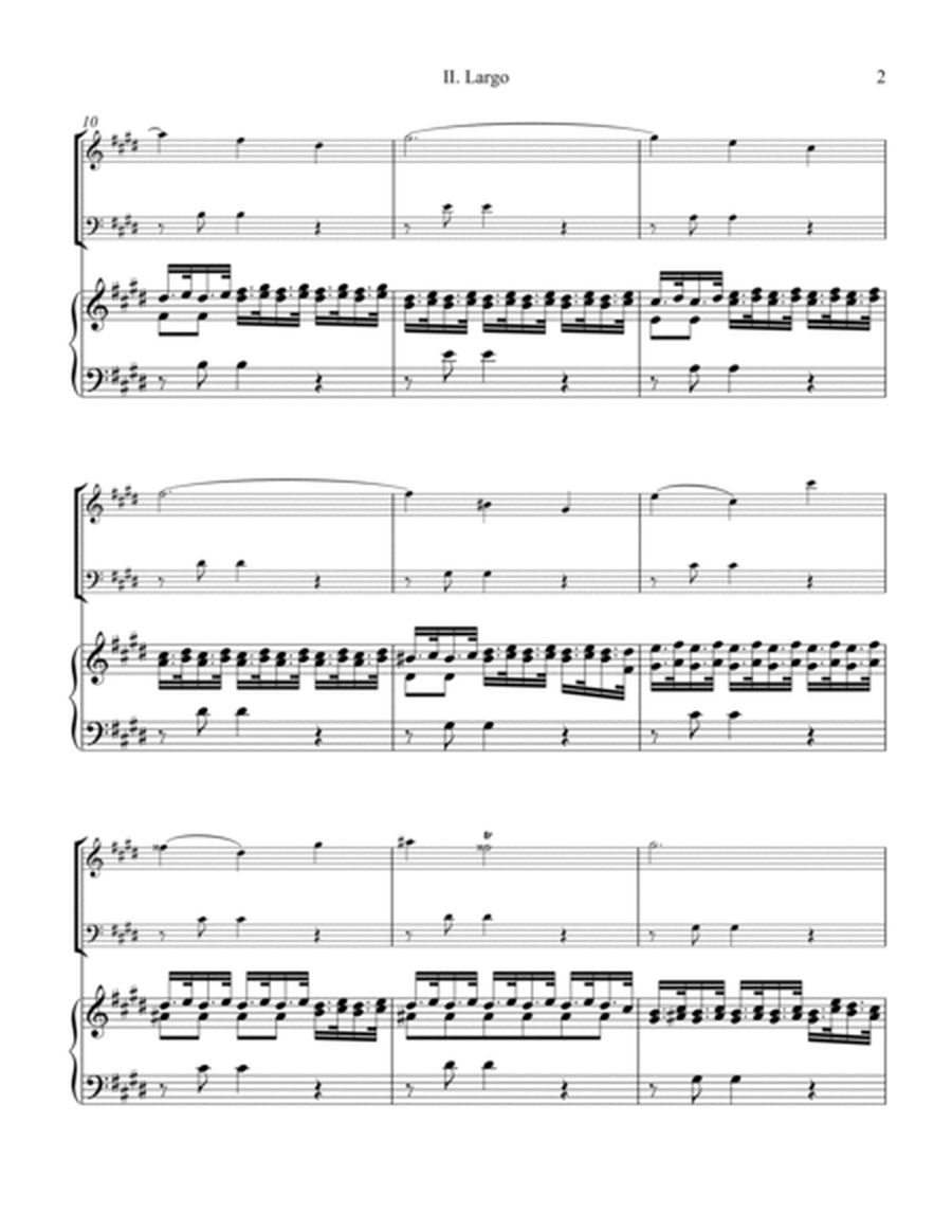 Largo (ii) from La Primavera (Spring) RV. 269 for piano trio image number null