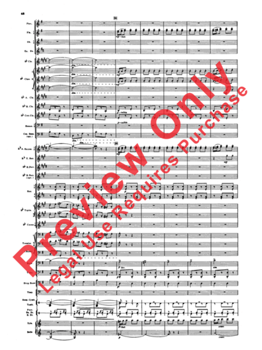 Armenian Dances, Part 1 Armenian Dances, Part 1 Concert Band scores gallery preview page 49
