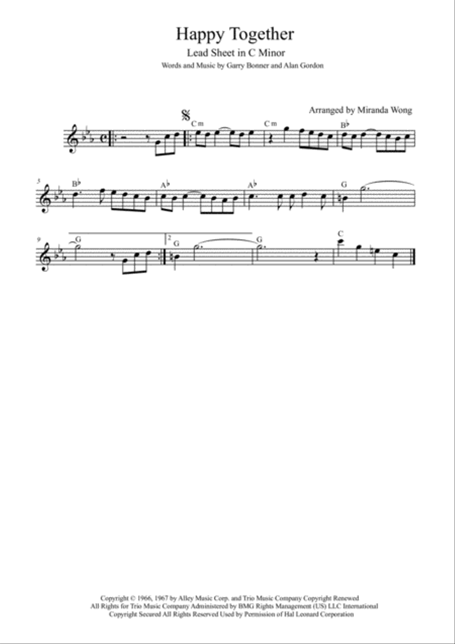 Happy Together Large Ensemble scores gallery preview page 3