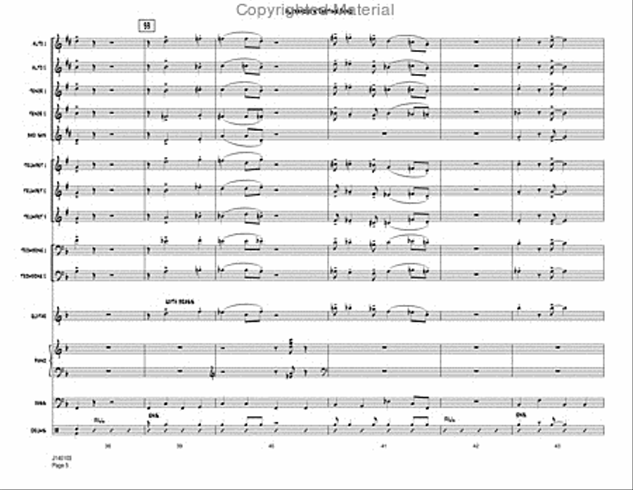 Alexander's Ragtime Band Jazz Ensemble scores gallery preview page 7