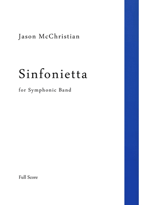 Book cover for Sinfonietta - for Symphonic Band