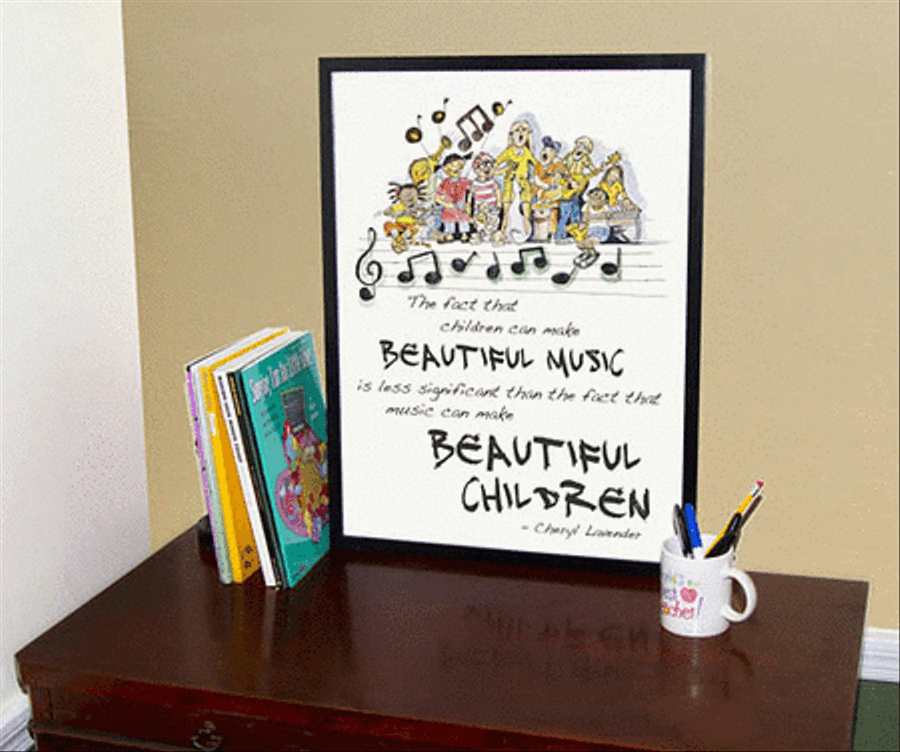 Beautiful Music, Beautiful Children Poster Choir scores gallery preview page 4