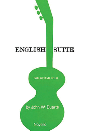 Book cover for English Suite for Guitar