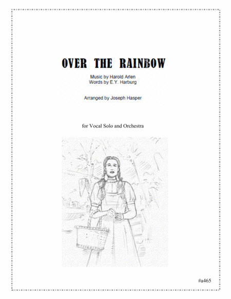 Over The Rainbow (vocal solo and orchestra) image number null