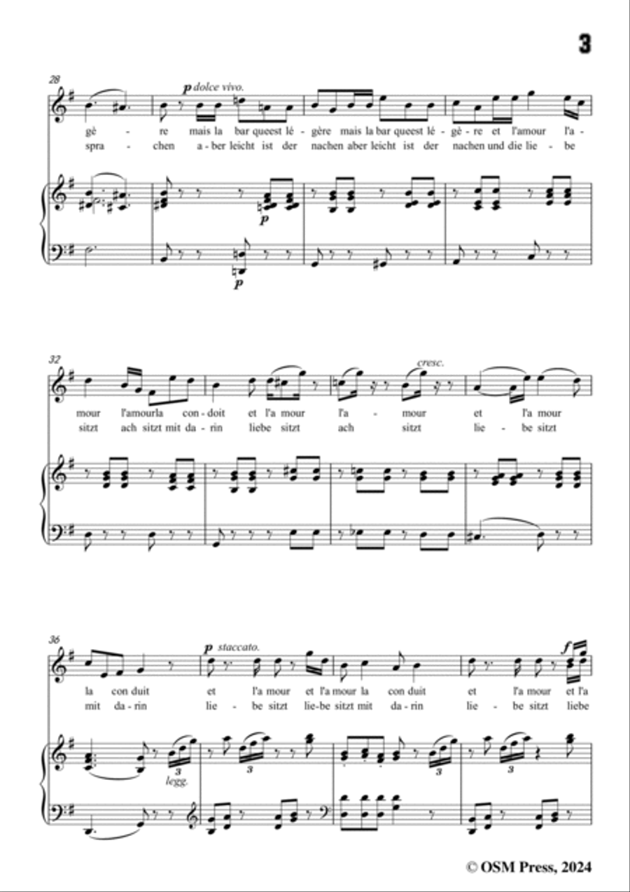 Meyerbeer-La barque légère(Ma barque légère;Der leichte Kachen),in G Major Voice scores gallery preview page 5