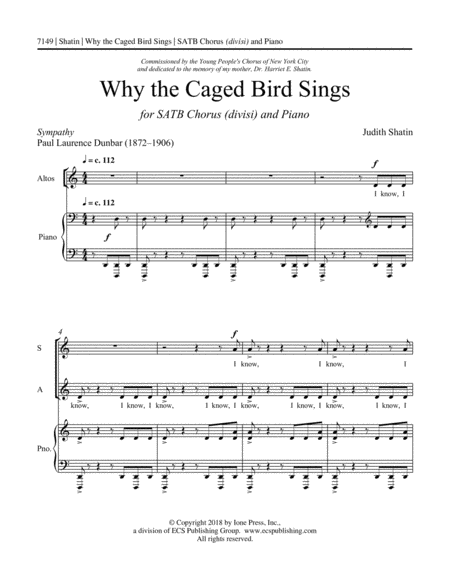 Why the Caged Bird Sings (Downloadable)
