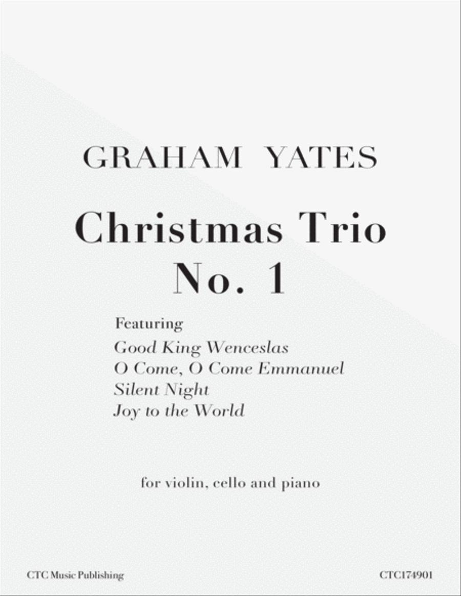 Christmas Trio No. 1 Piano Trio scores gallery preview page 1
