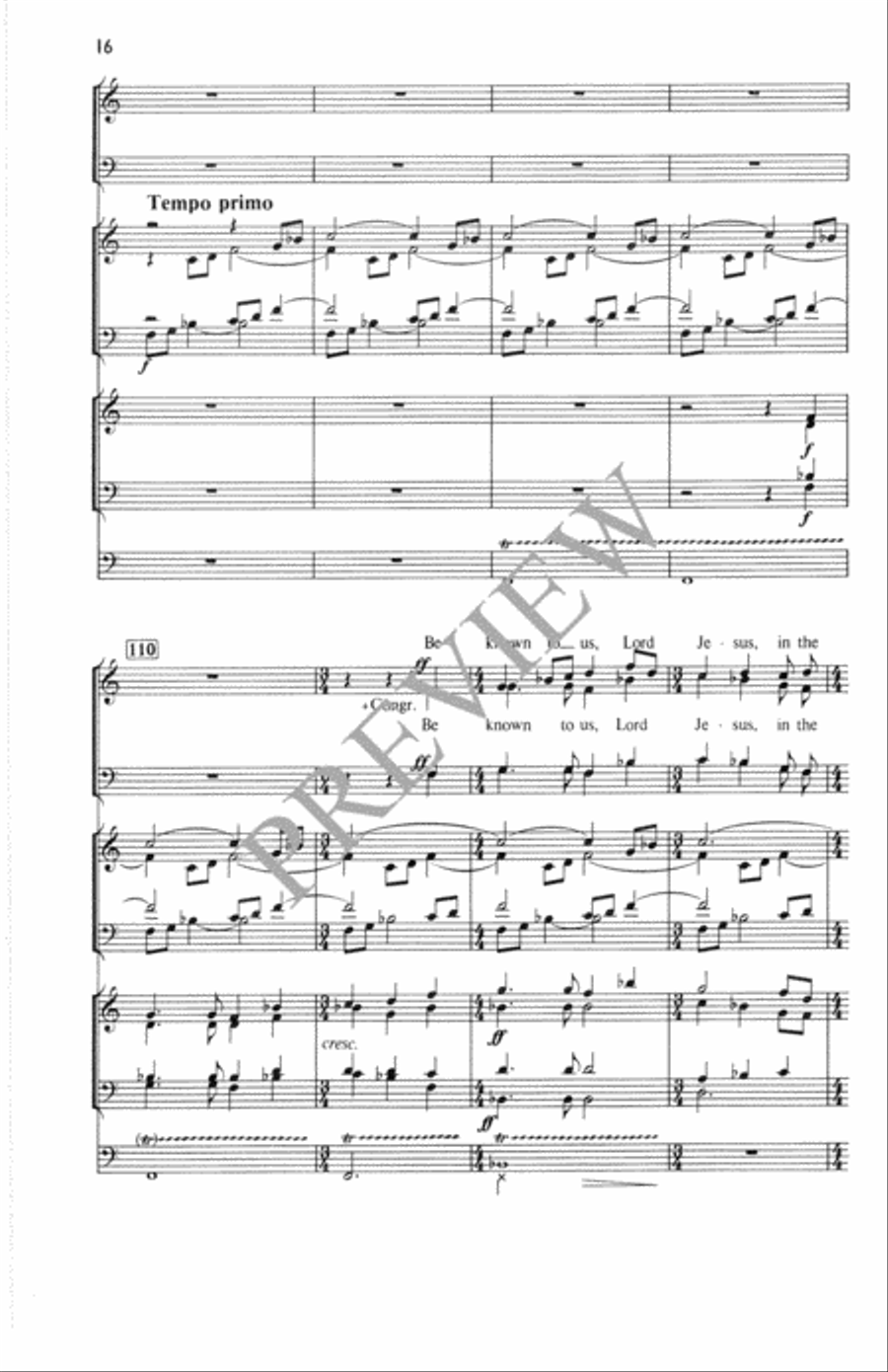 Processional for Easter Processional for Easter 4-Part scores gallery preview page 17