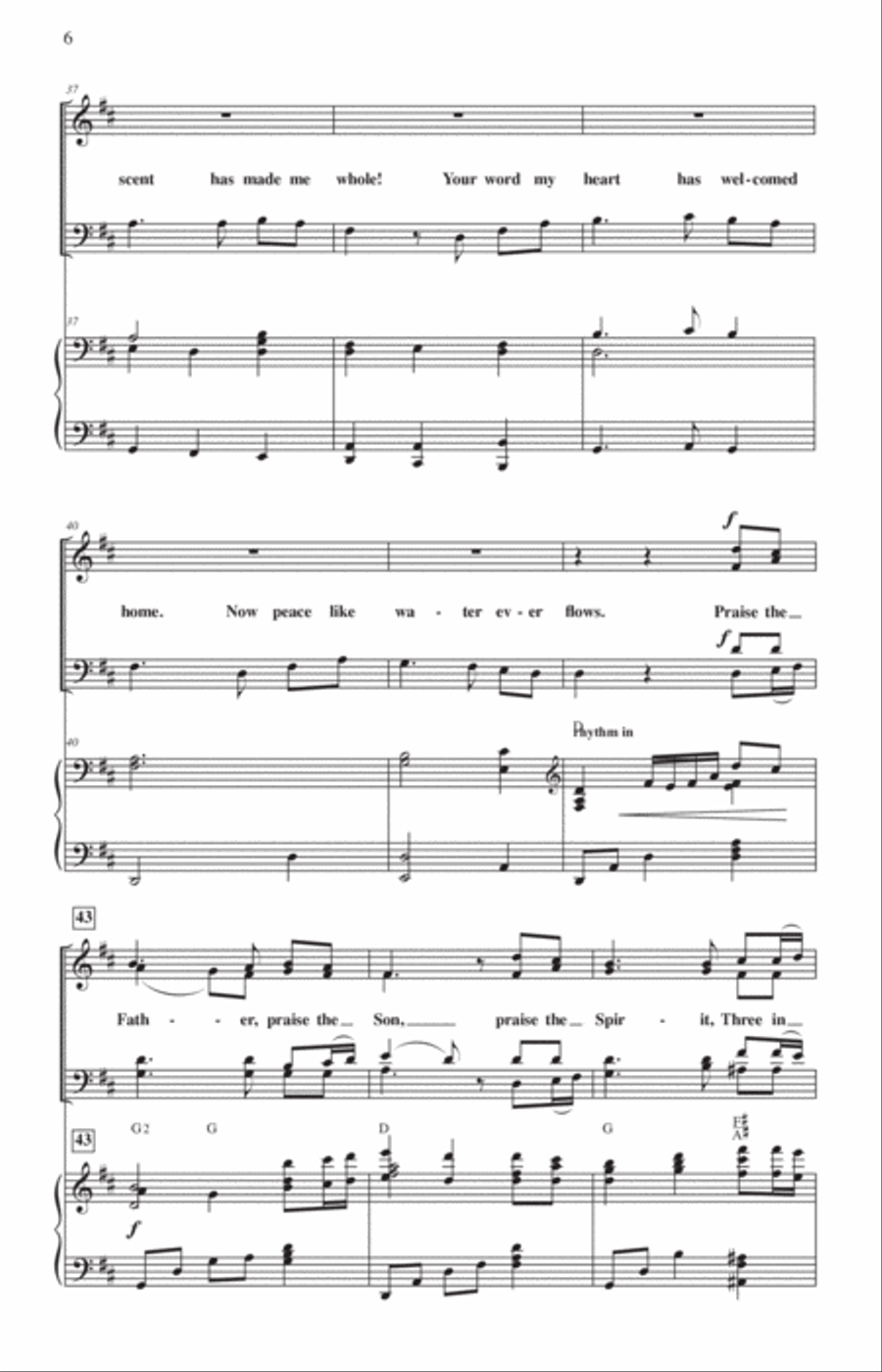 Praise The Father, Praise The Son 4-Part scores gallery preview page 6