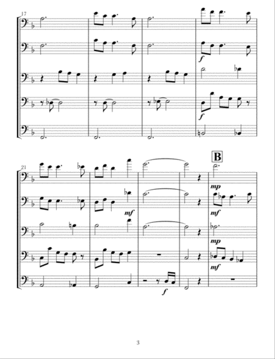 Christmas Time Is Here Christmas Time Is Here Brass Ensemble scores gallery preview page 3