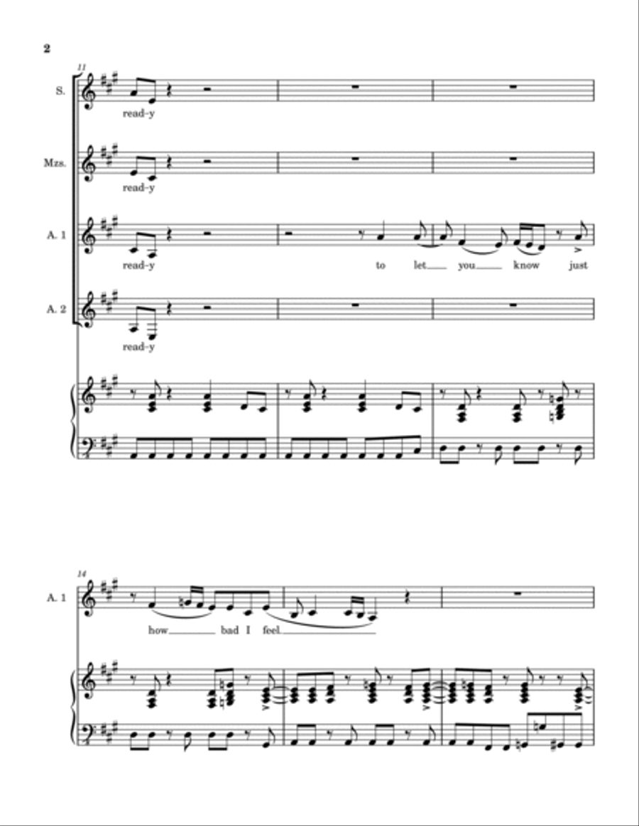I'm Almost Ready I'm Almost Ready SSAA scores gallery preview page 3
