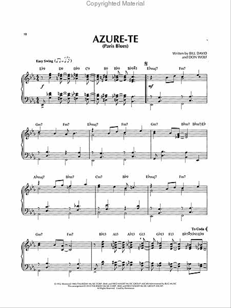 Jazz Classics Piano Solo scores gallery preview page 3