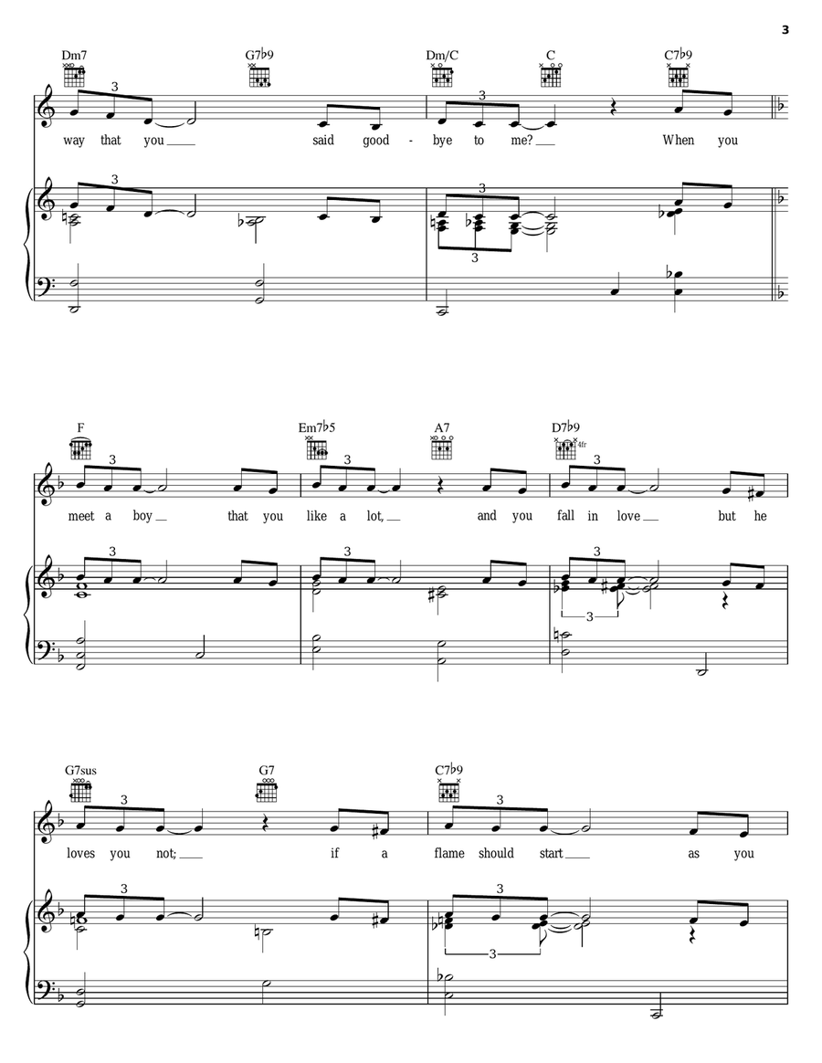 The Way Of Love The Way Of Love Piano, Vocal, Guitar scores gallery preview page 3