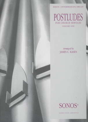 Book cover for Postludes - Vol 1 - Organ