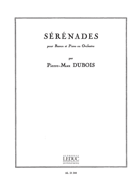 Serenades (bassoon & Piano)