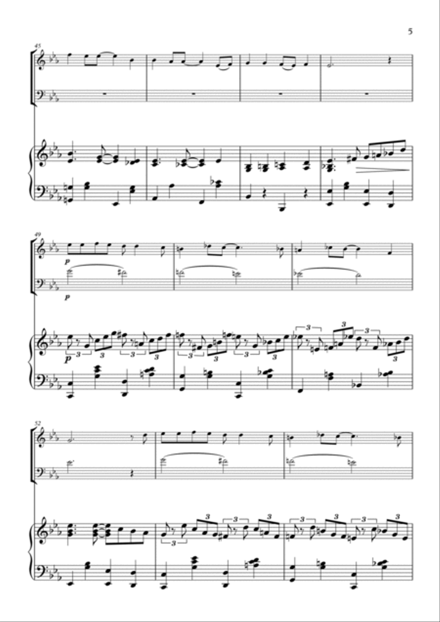 You Took Advantage Of Me Piano Trio scores gallery preview page 5
