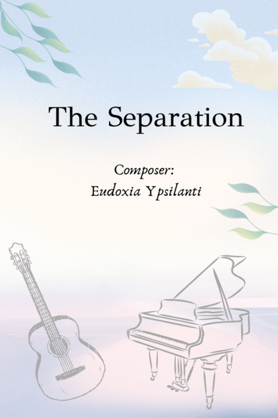 The separation The separation Acoustic Guitar scores gallery preview page 1