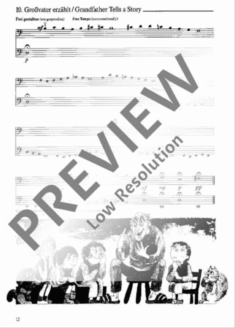15 easy Duets Cello scores gallery preview page 11