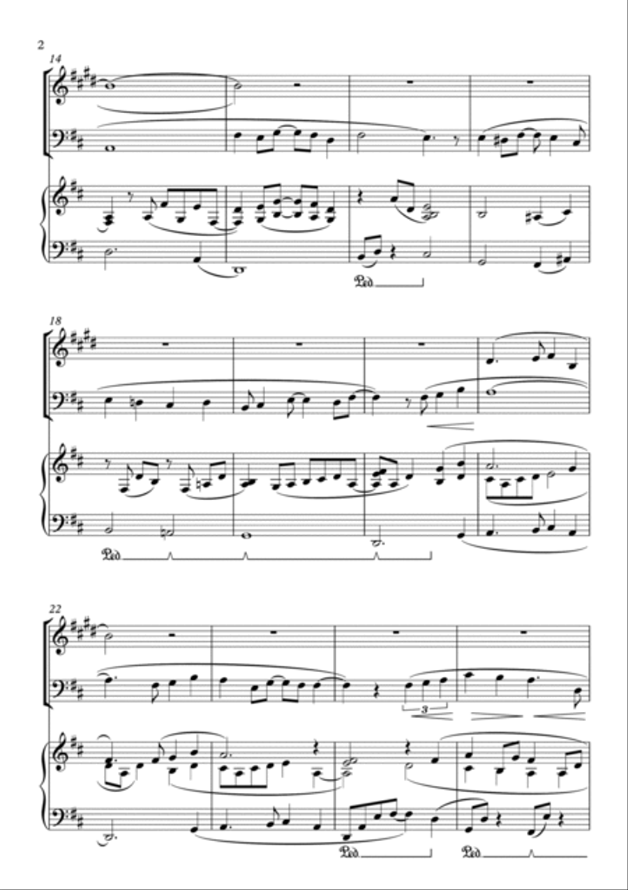 A Whole New World (from 'Aladdin') Woodwind Duet scores gallery preview page 2