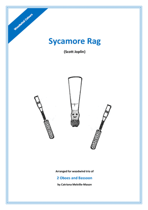 Book cover for Sycamore Rag (2 oboes and bassoon)
