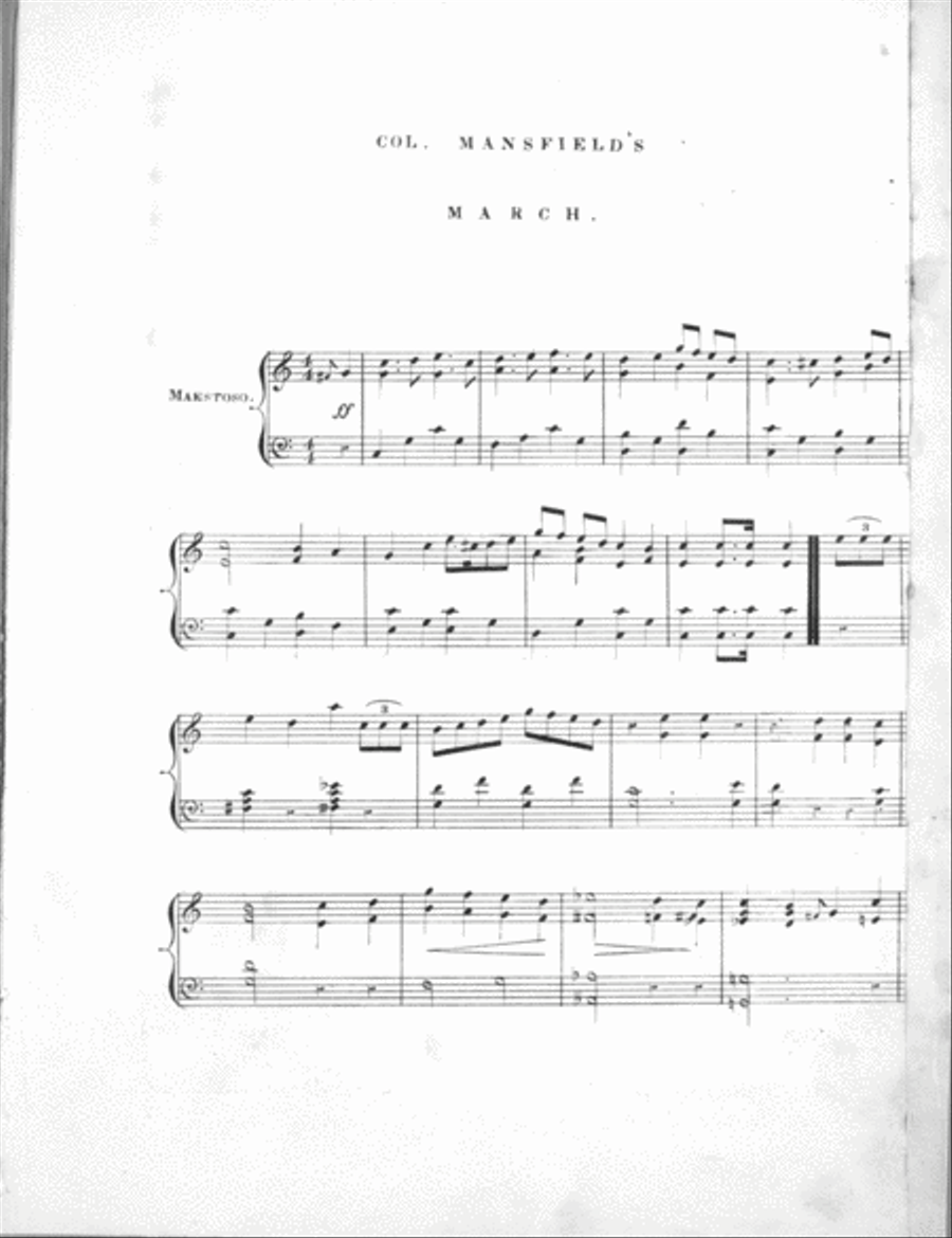 Col. Mansfield's Native Home Marc Piano Solo scores gallery preview page 2
