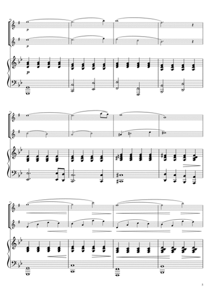 "Ave Maria" piano trio, Alto Sax duet image number null