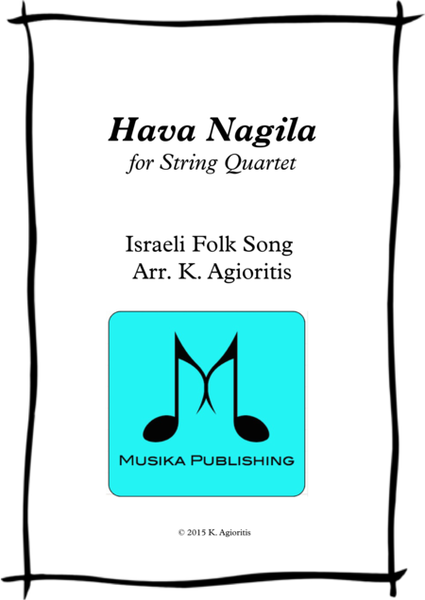 Hava Nagila - for String Quartet image number null