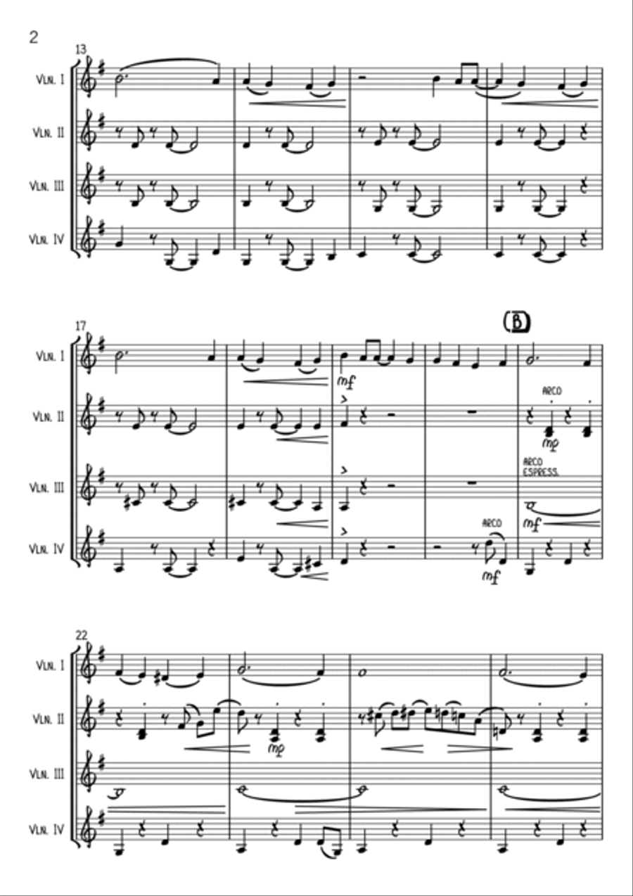 L-O-V-E L-O-V-E Violin scores gallery preview page 2