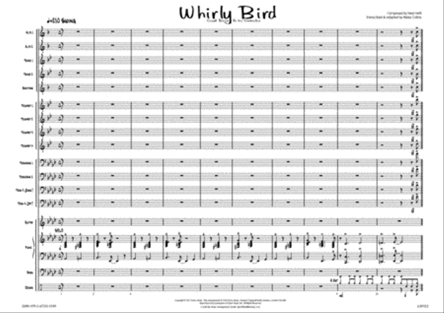 Whirly Bird Whirly Bird Big Band scores gallery preview page 2