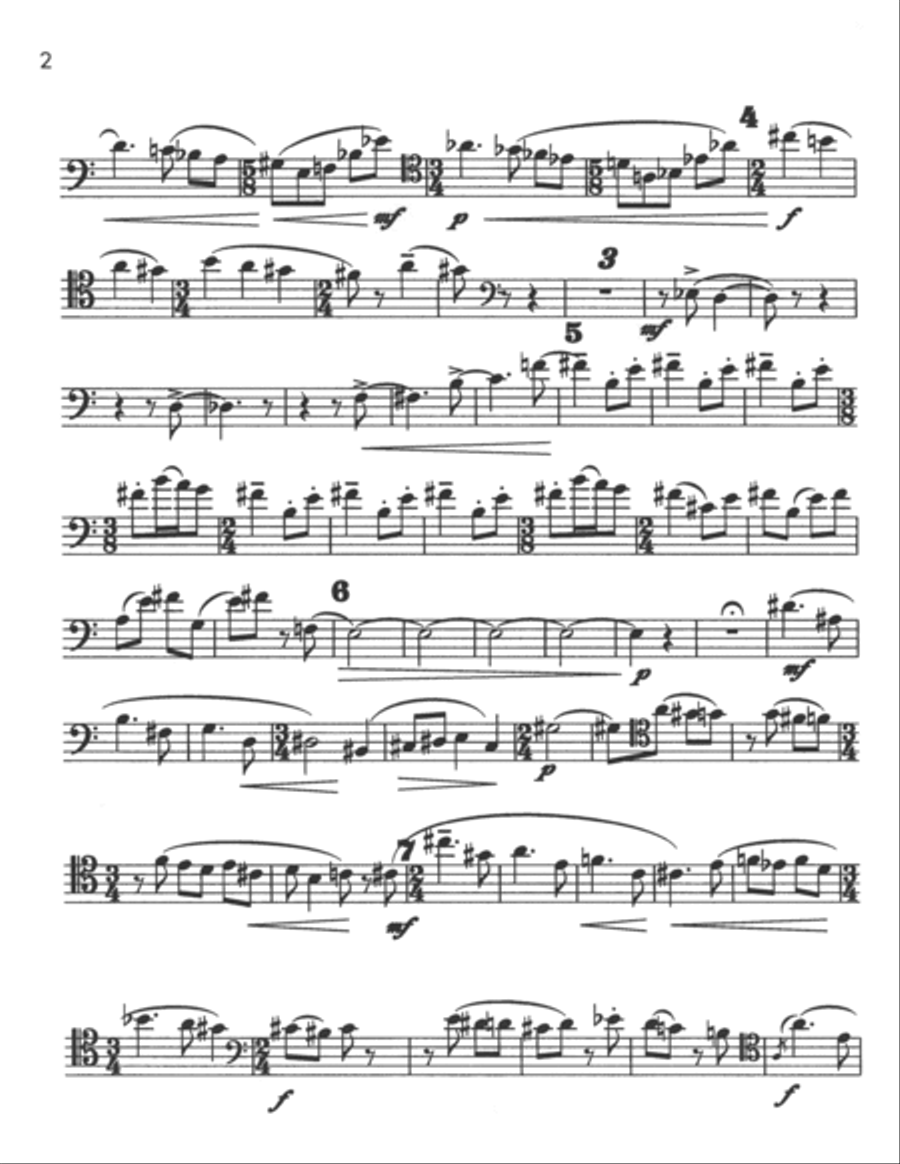 Sonata Bassoon Solo scores gallery preview page 2
