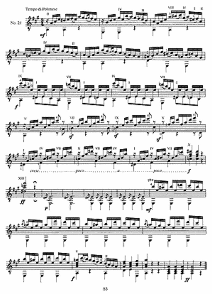 Complete Giuliani Studies Acoustic Guitar scores gallery preview page 5