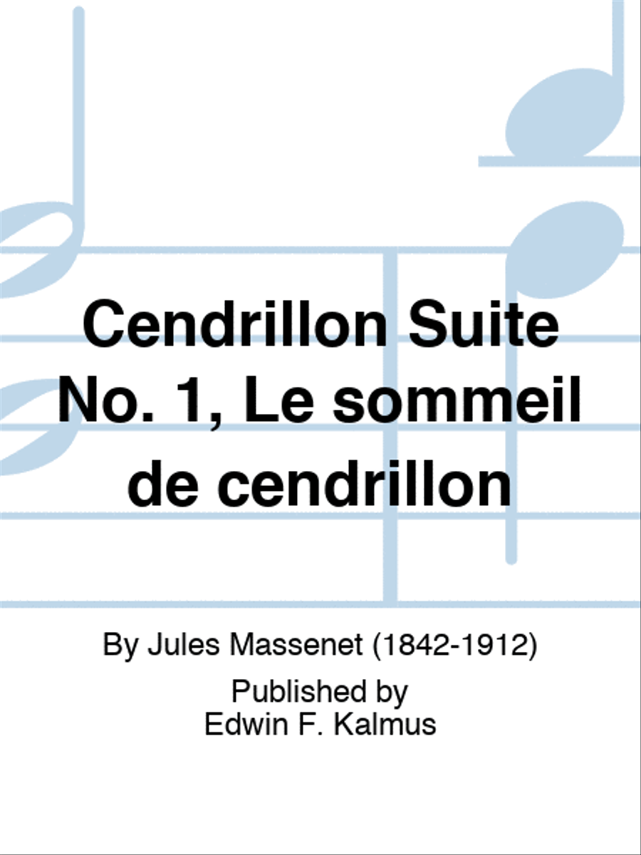 Cendrillon Suite No. 1, Le sommeil de cendrillon Score scores gallery preview page 1