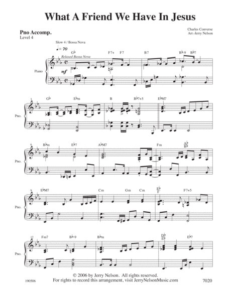 What a Friend We Have in Jesus-v2 (Arrangements Level 3-5 for VIOLA + Written Acc) Hymn image number null