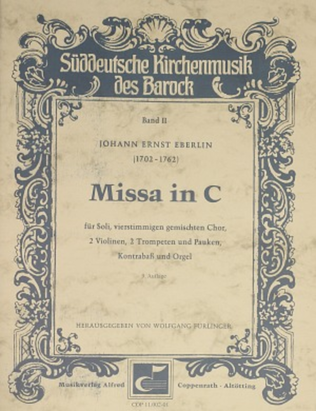 Book cover for Mass in C (Missa in C)