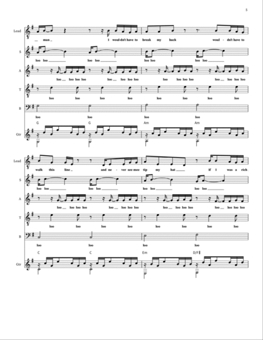 When I Rise When I Rise 4-Part scores gallery preview page 5