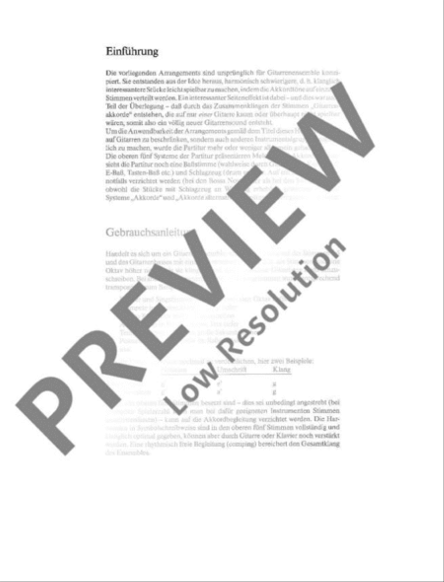 Play Swing for instrumental groups Guitar Ensemble scores gallery preview page 6