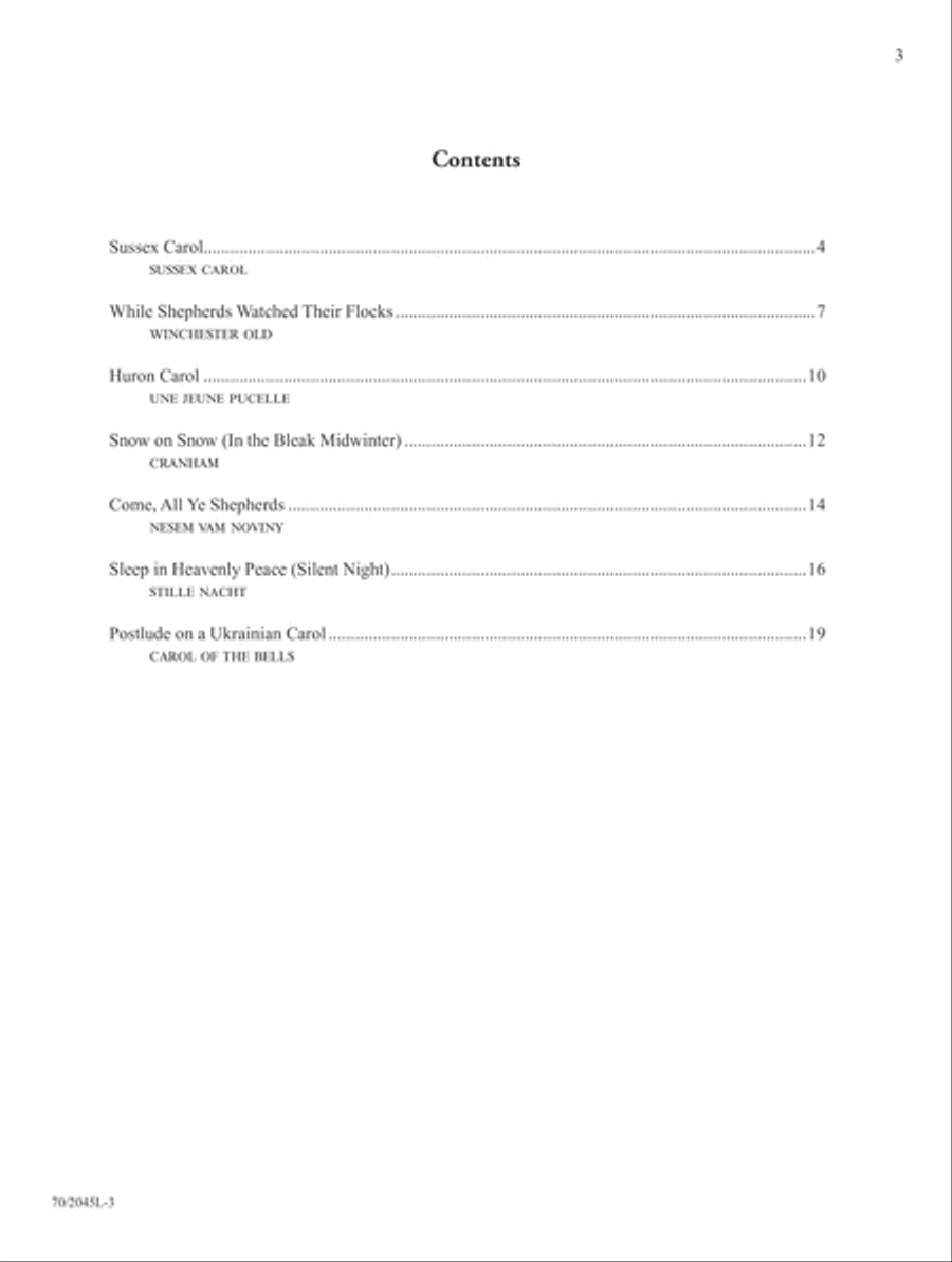 A Ring of Carols (Digital Delivery) Organ scores gallery preview page 3