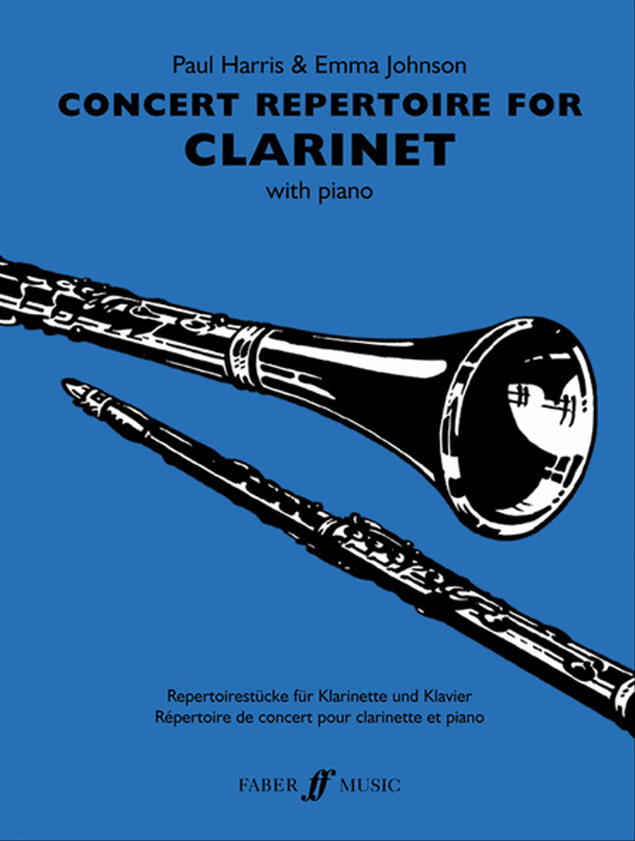 Concert Repertoire for Clarinet Clarinet Solo scores gallery preview page 1
